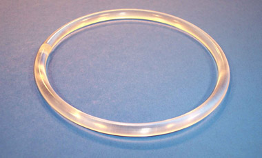 O Ring 3/16 X 10 1/4" 83A Urethane, Clear 