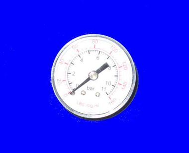 Gauge AIR 1/8 0-160 PSI 1 1/2d Master Pneumatics #70mdd 1/8" Npt, 1 1/2" DIA Face, 0-160 PSI